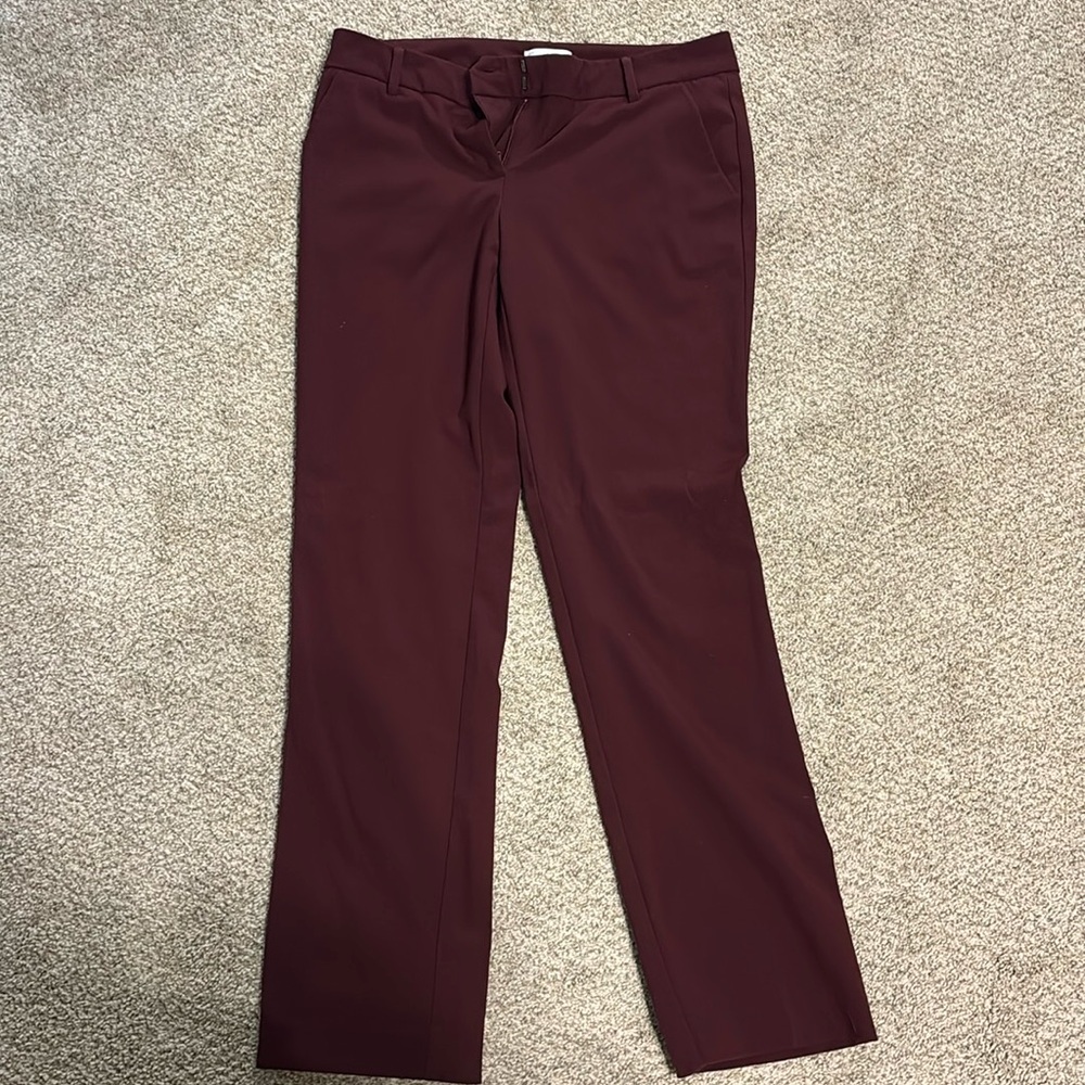 Woman burgundy pants- New York and co